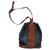 Courreges Handbags Brown Black Leather  ref.135631