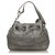 Dior Gray Cannage Leather Shoulder Bag Grey  ref.135755