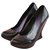 Alexander Mcqueen Pumps with elegantly curved heel Black Leather  ref.135812