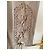 Morganne Bello Abrigo clutch de cuero beige - vista 5
