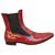 Stivali in pelle verniciata Dolce & Gabbana Rosso  ref.136033