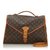 Louis Vuitton Brown Monogram Beverly Briefcase GM Leather Cloth  ref.136141