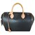 Louis Vuitton Handtaschen Schwarz Leder  ref.136194