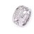 Bulgari Diamantring Weiß Weißgold  ref.136289