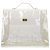 Hermès Hermes White Vinyl Kelly Handbag Blanco Plástico  ref.136304