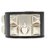 Hermès MEDOR CDC S SCHWARZ SILBER NEU Leder Metall  ref.136354