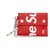LOUIS VUITTON X SUPREME WALLET AND KEY HOLDER Red Leather  ref.136368