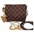 Louis Vuitton Makeup kit Brown Leather Cloth  ref.136386