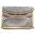Vintage Gucci Briefcase Beige Leather  ref.136407