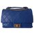 Chanel Tasche 2.55 Blau Leder  ref.136478