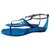 Dior sandali Blu Pelle  ref.136490