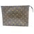 Louis Vuitton WC-TASCHE 26 Monogramm Braun Leder  ref.136496