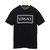 Camiseta estampada con logo de Versace Negro Algodón  ref.136510