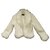 Coleção de jaquetas Vintage Lanvin, Pele sintetica Branco  ref.136527