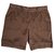 Twin Set Shorts Brown Silk Cotton  ref.136640