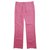 Ermanno Scervino Pants, leggings Pink Cotton  ref.136679