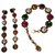Gucci Bracelet et boucles d'oreilles Plaqué or Multicolore  ref.136731