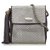 Gucci Silver Textured Fabric Crossbody Bag Black Silvery Cloth Satin  ref.136754