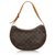 Louis Vuitton Brown Monogram Croissant MM Leather Cloth  ref.136758