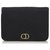 Dior Black Dior Oblique Canvas Clutch Bag Leather Cloth Cloth  ref.136803