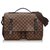Louis Vuitton Brown Damier Ebene Broadway Leather Cloth  ref.136808