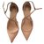 Christian Louboutin Nude heels shoes EU 38 Beige Leather  ref.136833