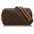 Louis Vuitton Brown Monogram Marly Bandouliere Leather Cloth  ref.136926