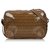 Fendi Brown Zucchino Coated Canvas Crossbody Bag Light brown Leather Cloth Cloth  ref.136987