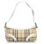 Burberry Brown House Check Baguette Multiple colors Beige Leather Plastic  ref.137032
