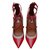 Valentino Talons Cuir Rouge  ref.137058