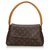 Louis Vuitton Brown Monogram Looping Mini Leather Cloth  ref.137140