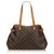 Louis Vuitton Brown Monogram Batignolles Horizontal Leather Cloth  ref.137145