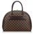Louis Vuitton Brown Damier Ebene Nolita Leather Cloth  ref.137180