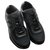 Cambon Chanel Men's Sneakers Black Leather  ref.137229