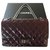 Chanel maxi 2.55 Bordeaux Lackleder  ref.137265