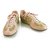 Gucci Pink Leather e GG monogram canvas designer tênis sapatilhas Sapatos 38 Bege Couro  ref.137307