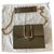 Chloé bag in new khaki grained leather with gold shoulder strap  ref.137325