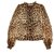 Dolce & Gabbana PANTHER SILK FR34/36 Estampado de leopardo Seda  ref.137370