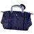 Longchamp dobrável Azul marinho Couro  ref.137373