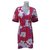 Etro Dresses Pink White Red Multiple colors Cotton  ref.137419