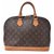 Louis Vuitton Alma Brown Cloth  ref.137459