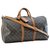Louis Vuitton Keepall Bandouliere 50 Marrom Lona  ref.137487