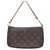 Louis Vuitton Pochette Accessoires Brown Cloth  ref.137554