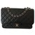 Timeless Chanel Jumbo Black Leather  ref.137559