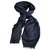 Louis Vuitton sciarpe Nero Seta  ref.137587