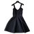 Chanel Little Black A-Line Dress Size 34 Polyamide  ref.137594