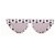 FENDI DEFENDER Polka Dot Sunglasses ÓCULOS DE SOL OCCHIALI Branco Multicor Acetato  ref.137609
