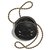 Chanel New CC Filigree Grained Round Chain Crossbody Bag Black Leather  ref.137611