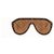 FENDI FABULOUS beige Sonnenbrille Modenschau AH2018-19 Sonnenbrille Braun Golden Metall  ref.137612