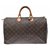 Louis Vuitton Speedy 40 Brown Cloth  ref.137618
